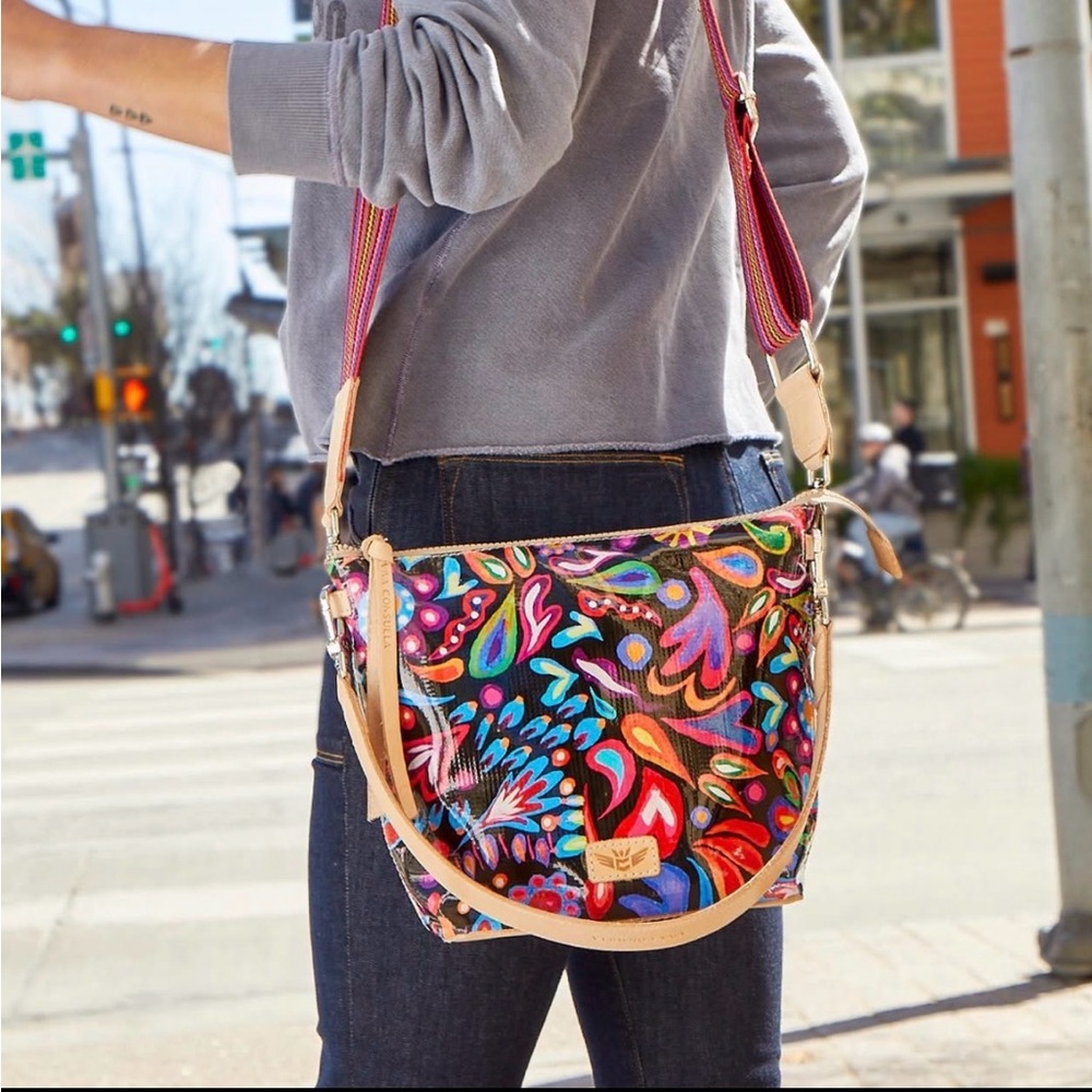 Consuela Sophie Multicolored Hobo Crossbody Bag - Picture 5 of 16